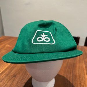 Vintage 90's Green Farmer's Snapback Hat - Pioneer